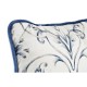 Възглавница DKD Home Decor Син полиестер Бял Lilled (45 x 10 x 45 cm)
