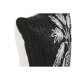 Възглавница Home ESPRIT Бял Черен Палма 42 x 15 x 42 cm