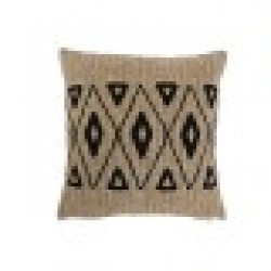 Възглавница Home ESPRIT Черен Естествен 42 x 15 x 42 cm - Perne