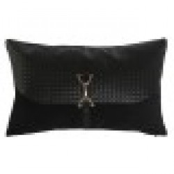 Възглавница Home ESPRIT Черен Златен 50 x 10 x 30 cm - Perne
