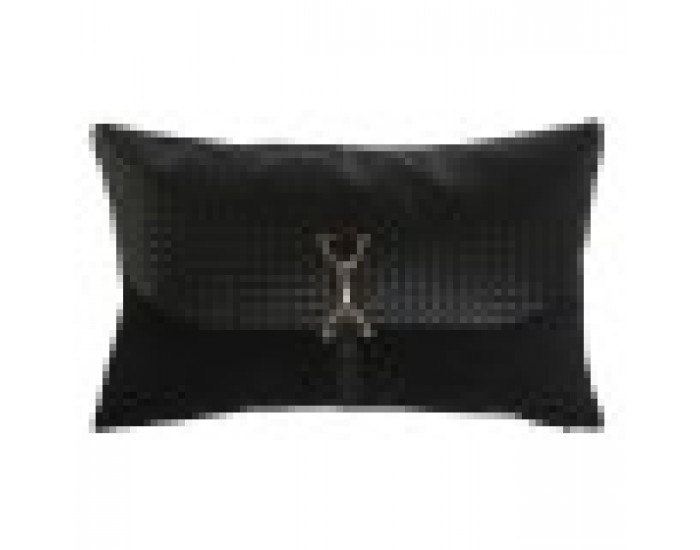 Възглавница Home ESPRIT Черен Златен 50 x 10 x 30 cm