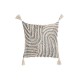Възглавница Home ESPRIT Бял Сив Пискюли Boho 45 x 15 x 45 cm
