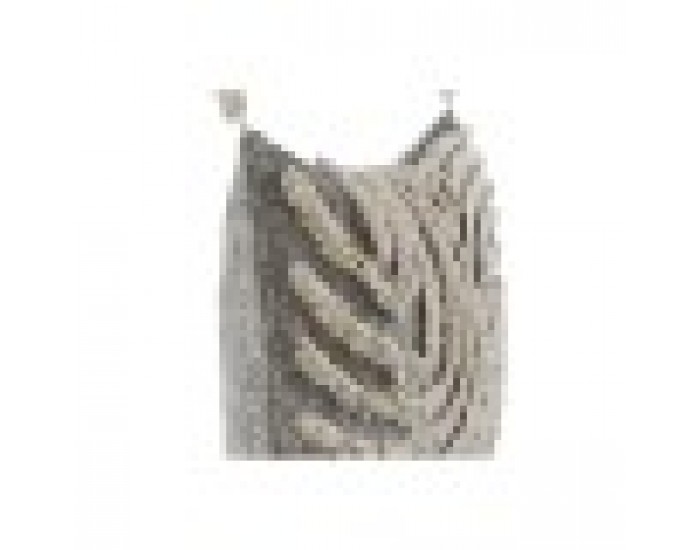Възглавница Home ESPRIT Бял Сив Пискюли Boho 45 x 15 x 45 cm