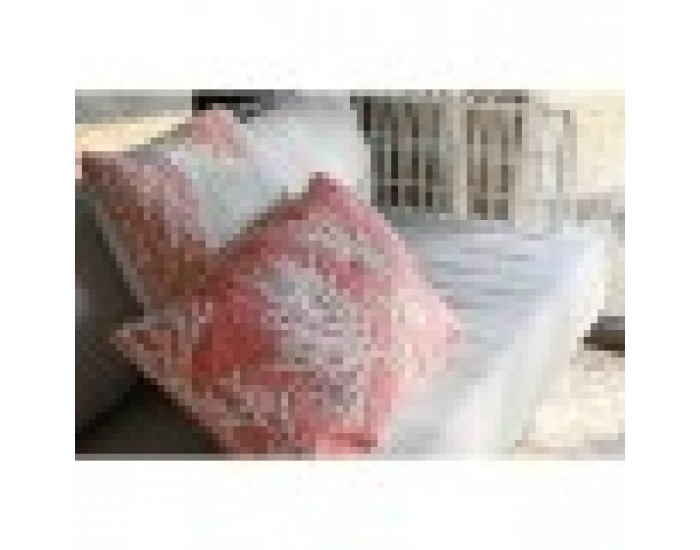 Възглавница Home ESPRIT Бял Корал Средиземноморско 60 x 10 x 35 cm