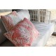 Възглавница Home ESPRIT Бял Корал Средиземноморско 60 x 10 x 35 cm