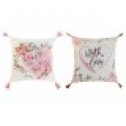Възглавница Home ESPRIT романтичен 45 x 5 x 45 cm (2 броя) - Perne