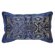 Възглавница DKD Home Decor полиестер Кадифе Златен Морско син (50 x 10 x 30 cm)