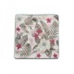 Калъфка за възглавница DKD Home Decor Розов Зелен Тропически (50 x 1 x 50 cm) - Perne