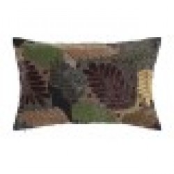 Калъфка за възглавница DKD Home Decor Листи Многоцветен (60 x 1 x 40 cm) - Perne