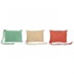 Възглавница Home ESPRIT Зелен Бежов Корал 30 x 10 x 20 cm (3 броя) - Perne