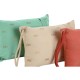 Възглавница Home ESPRIT Зелен Бежов Корал 30 x 10 x 20 cm (3 броя)