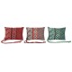 Възглавница Home ESPRIT Червен Зелен Корал 30 x 10 x 20 cm (3 броя)