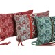 Възглавница Home ESPRIT Червен Зелен Корал 30 x 10 x 20 cm (3 броя)