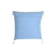 Възглавница DKD Home Decor Син полиестер Памук Бял (60 x 20 x 60 cm)