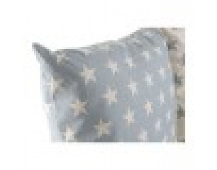 Възглавница DKD Home Decor Памук полиестер Звезди (2 pcs) (60 x 10 x 60 cm)