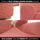 Калъф за Диван Sofaskins NIAGARA Корал - Кресло с 1 седалка 70 - 110 cm