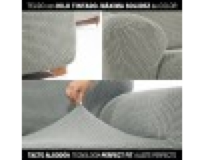 Калъф за Диван Sofaskins NIAGARA Светло сив - Триместно канапе 180 - 230 cm