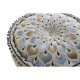 Пуф DKD Home Decor 60 x 60 x 27 cm Бежов Син