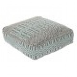 Възглавница DKD Home Decor На почва Син полиестер Памук Мента Бял (60 x 60 x 25 cm) - Perne
