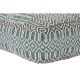 Възглавница DKD Home Decor На почва Син полиестер Памук Мента Бял (60 x 60 x 25 cm)