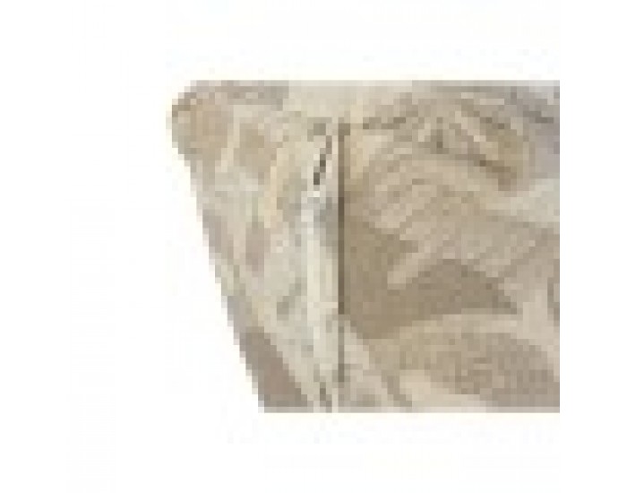 Възглавница DKD Home Decor На почва Сив Алуминий Светло кафяв Лист на растение (120 x 80 x 16 cm)