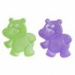 Подложка за баня DKD Home Decor 10 x 1 x 13 cm Люляк Зелен Детски PVC (2 броя) - Lenjerie de pat