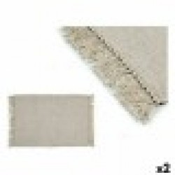 Килим Бежов 10 x 10 x 40 cm 180 x 120 x 1 cm (2 броя) - Lenjerie de pat