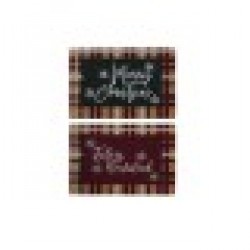 Изтривалка за Врата DKD Home Decor Бял Кафяв Червен Зелен PVC Кокосови влакна 60 x 40 x 1,5 cm (2 броя) - Lenjerie de pat