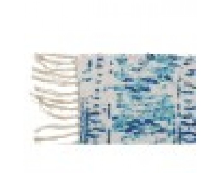 Килим DKD Home Decor Син Памук Chenille (60 x 240 x 1 cm)