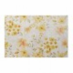Килим DKD Home Decor Жълт Бял полиестер Памук Lilled (120 x 180 x 0.5 cm) - Lenjerie de pat