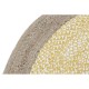 Килим DKD Home Decor Кафяв Бял Жълт (148 x 148 x 1 cm)