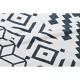 Килим DKD Home Decor Сив Бял (160 x 230 x 1 cm)
