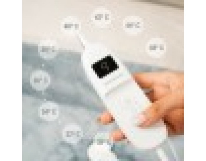 Електрическо Одеяло Elakef InnovaGoods Сив 120 x 160 cm 160 W