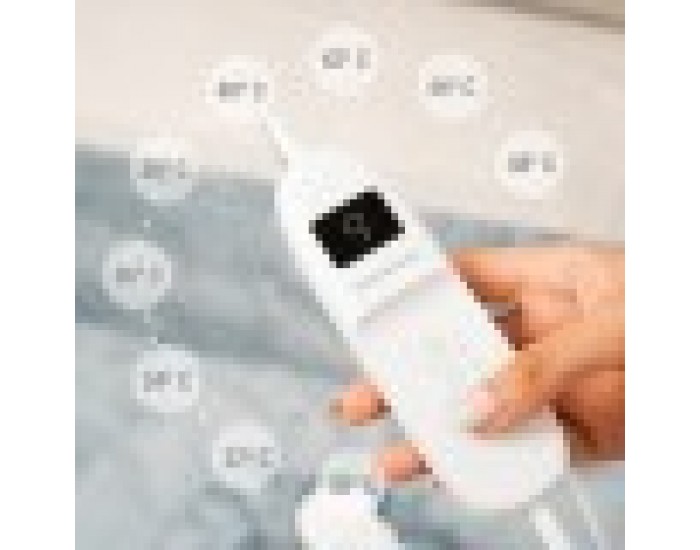 Електрическо Одеяло Heklet InnovaGoods Бял Сив 130 x 180 cm 160 W
