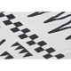 Килим DKD Home Decor Черен Бял Ikat (160 x 250 x 0,7 cm)