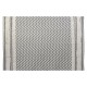 Килим DKD Home Decor Черен Зиг-Заг Бял (160 x 226 x 0,7 cm)