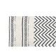 Килим DKD Home Decor Черен Зиг-Заг Бял (160 x 226 x 0,7 cm)
