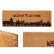 Изтривалка за Врата GiftDecor My home Естествен PVC Кокосови влакна 120 x 1 x 40 cm (6 броя)