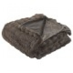 Одеяло Home ESPRIT Кафяв 220 x 240 x 1 cm - Lenjerie de pat