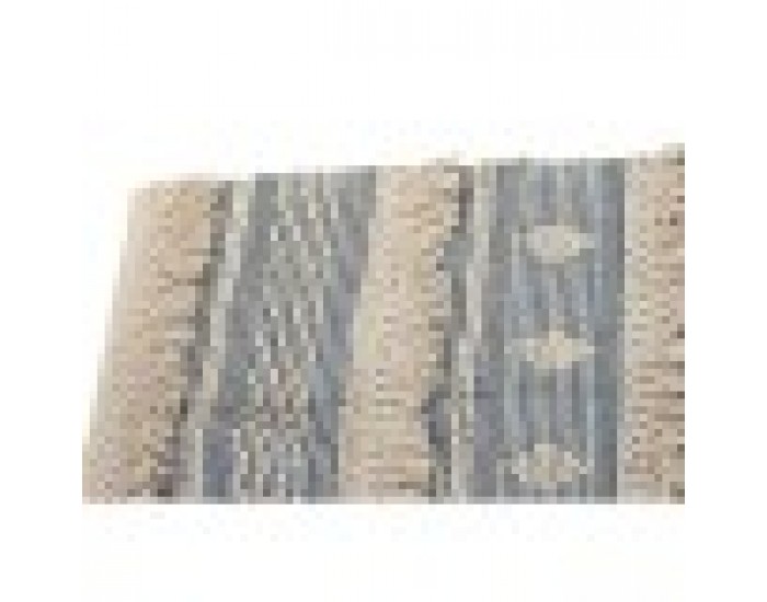 Килим DKD Home Decor 230 x 160 x 2 cm Син Памук Бял Boho