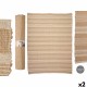 Килим GiftDecor NO.03 Бял Кафяв 180 x 240 cm (2 броя)