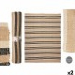 Килим GiftDecor NO.06 Бял Кафяв Черен 180 x 240 cm (2 броя) - Giftdecor no x cm
