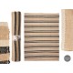 Килим GiftDecor NO.06 Бял Кафяв Черен 180 x 240 cm (2 броя)