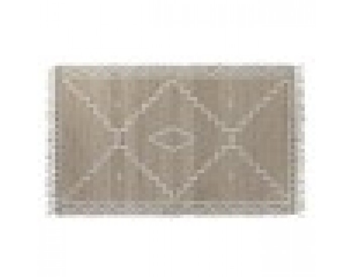 Килим Home ESPRIT Бял Естествен Boho 160 x 230 x 1 cm
