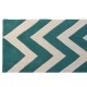 Килим DKD Home Decor 160 x 230 x 2 cm полиестер Зиг-Заг Двуцветен