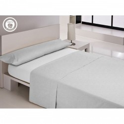 Регулируем чаршаф с ластик Happy Home LISOS COTTON Бял 90 легло - Lenjerie de pat