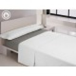 Регулируем чаршаф с ластик Happy Home LISOS COTTON Сив 105 легло - Lenjerie de pat