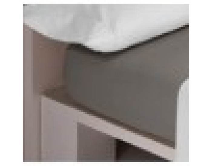 Регулируем чаршаф с ластик Happy Home LISOS COTTON Сив 105 легло