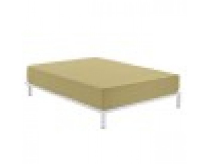 Чаршаф с ластик Alexandra House Living Светло кафяв 150 x 190/200 cm