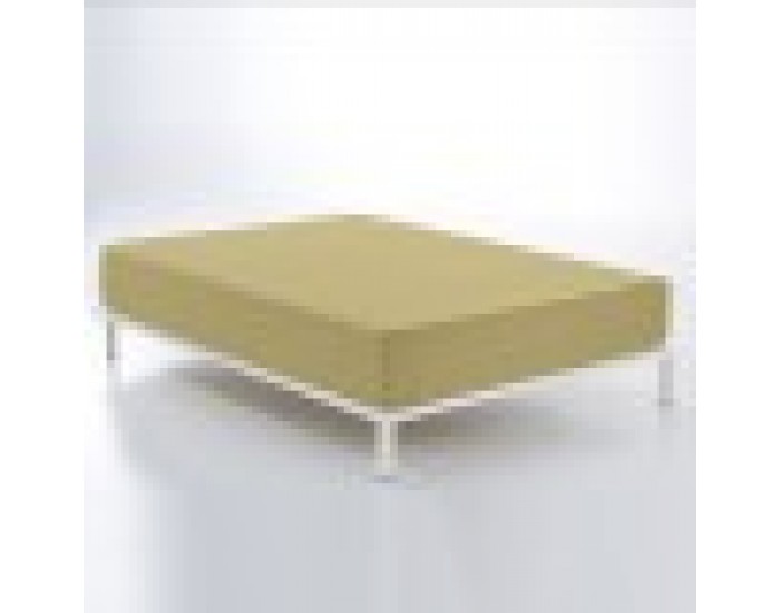 Чаршаф с ластик Alexandra House Living Светло кафяв 150 x 190/200 cm